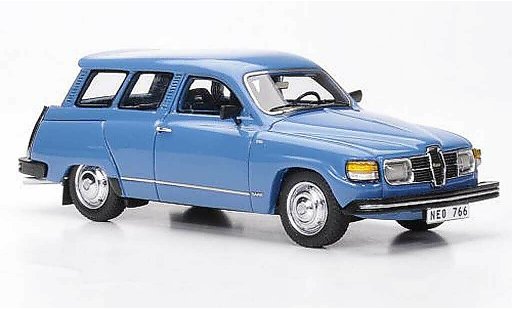 Saab 95 GL 1/43 Neo azul 1979 coche miniatura