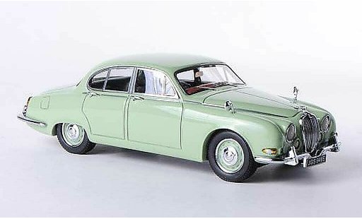 Jaguar S-Type Base 1/43 Neo 3.8 verde 1965 coche miniatura