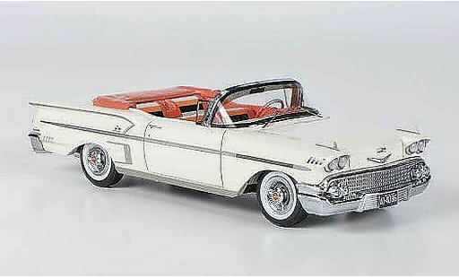 Chevrolet Bel Air Convertible 1/43 Neo 1958 Impala 2-portes blanco coche miniatura