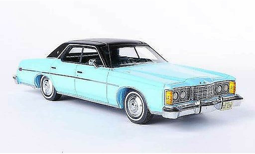 Ford LTD 1973 1/43 Neo azul/mate negro coche miniatura