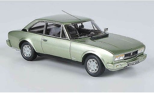 Peugeot 504 coupe 1/43 Neo Phase II gris verde 1980 coche miniatura