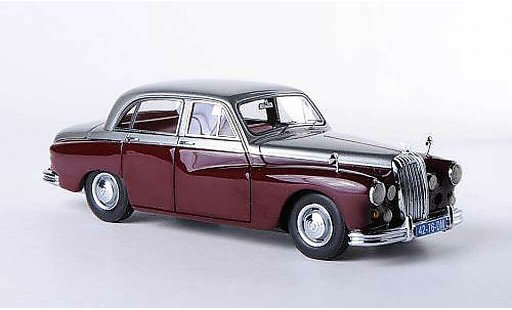Daimler Majestic Berline 1/43 Neo Major gris/rojo 1959 coche miniatura