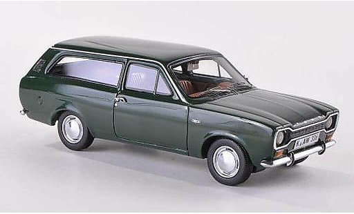 Ford Escort MK1 1/43 Neo Turnier verde LHD 1968 coche miniatura