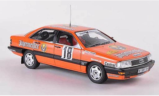Audi 200 quattro course 1/43 Neo No.18 Jagermeister Rally Baden-Wurttemberg 1987 S.Kottulinsky/M.Tuchler coche miniatura