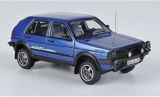 Volkswagen Golf Country 1/43 Neo azul 1990 coche miniatura