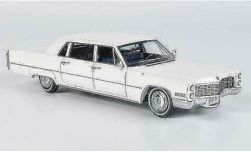 Cadillac Fleetwood Series 75 1/43 Neo 1966 blanco coche miniatura
