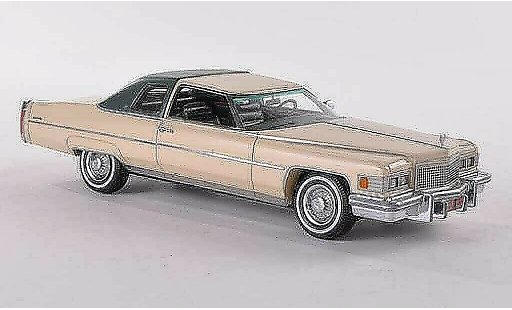 Cadillac Deville Sedan 1/43 Neo 1976 beige/mategrisverde coche miniatura