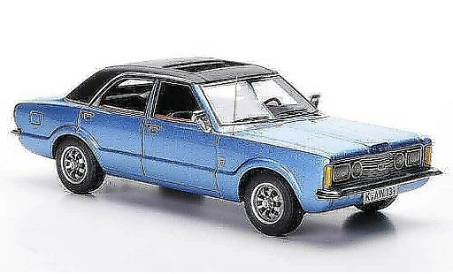 Ford Taunus TC1 1/43 Neo GXL azul/matenegro 4-Turer coche miniatura