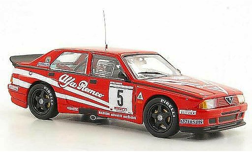 Alfa Romeo 75 evoluzione 1/43 M4 No.5 M.Alboreto Rally Monza 1988 coche miniatura