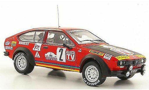 Alfa Romeo Alfetta gtv 2.0 1/43 M4 V Alfetta No.2 Pregliasco / Reisoli Targa Florio 1980 coche miniatura