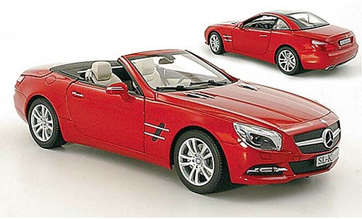Mercedes Classe SL Base 1/18 Norev (R231) rojo 2012 coche miniatura