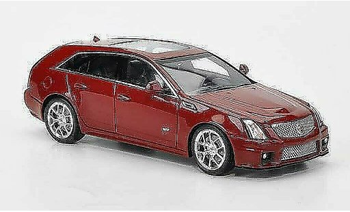 Cadillac CTS-V Station Wagon 1/43 Luxury Collectibles Sport rojo 2011 coche miniatura