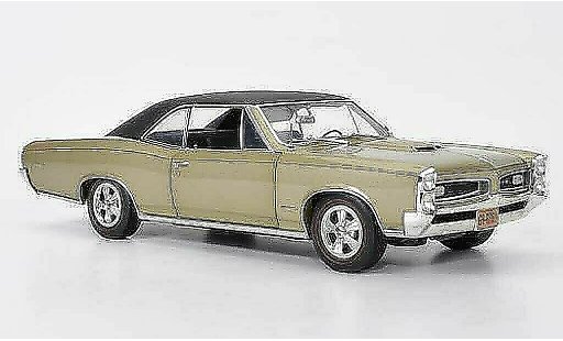 Pontiac GTO Hardtop 1/18 Highway 61 beige/mate negro 1966 coche miniatura