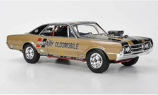 Oldsmobile 442 Base 1/18 Highway 61 Hurst Hairy Joe Schubeck 1967 coche miniatura