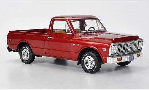 Chevrolet C-10 Pickup 1/18 Highway 61 Fleetside Pick Up rojo 1969 coche miniatura