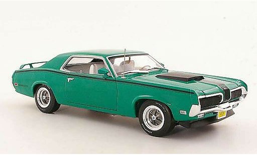 Mercury Cougar Eliminator 1/18 Ertl verde/negro 1970 coche miniatura