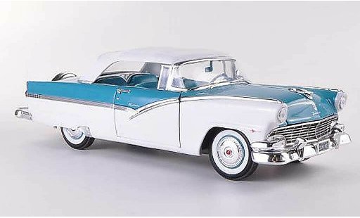 Ford Fairlane Sunliner 1/18 Ertl azul/blanco coche miniatura