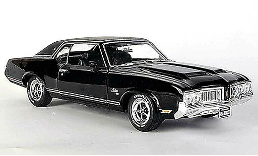 Oldsmobile Cutlass SX 1/18 Ertl negro/matenegro 1970 coche miniatura