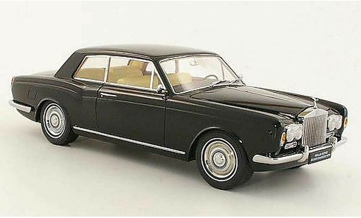 Rolls Royce Silver Shadow Mulliner Park Ward Coupe 1/18 Paragon Two-Door negro LHD 1968 coche miniatura