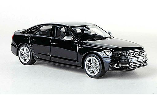 Audi S6 berline 1/43 Schuco (C7) negro 2012 coche miniatura
