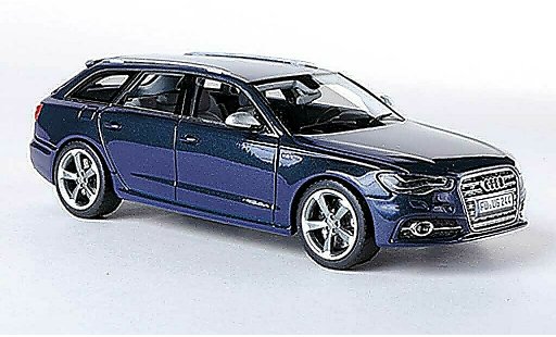 Audi S6 avant 1/43 Schuco (C7) azul 2012 coche miniatura