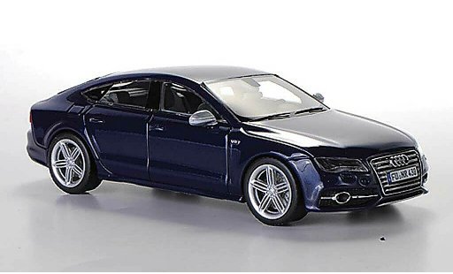 Audi S7 sportback 1/43 Schuco azul 2012 coche miniatura