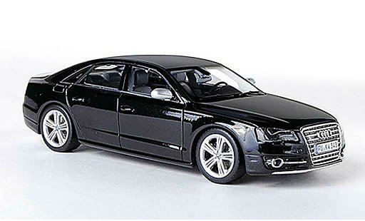 Audi S8 berline 1/43 Schuco (D4) negro 2012 coche miniatura