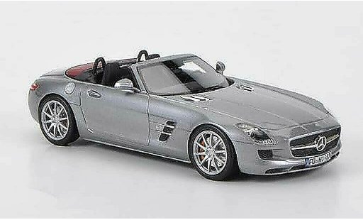 Mercedes SLS Roadster 1/43 Schuco AMG (A197) gris 2012 coche miniatura