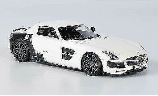 Mercedes 700 Biturbo 1/43 Schuco Brabus blanco/negro coche miniatura