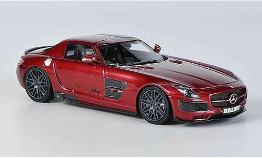 Mercedes 700 Biturbo 1/43 Schuco Brabus rojo coche miniatura