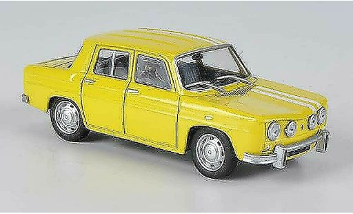 Renault 8 S 1/43 Solido amarillo/blanco 1969 coche miniatura
