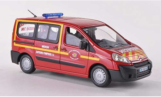 Citroen Jumpy ambulance 1/43 Solido Medecin Sapeurs Bomberos Bomberosambulanz (F) 2012 coche miniatura