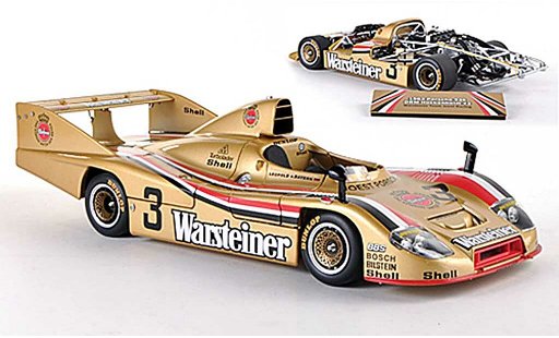 Porsche 936 Base 1/18 TrueScale Miniatures No.3 Warsteiner Team - Joest Racing L.v.Bayern DRM Hockenheim coche miniatura