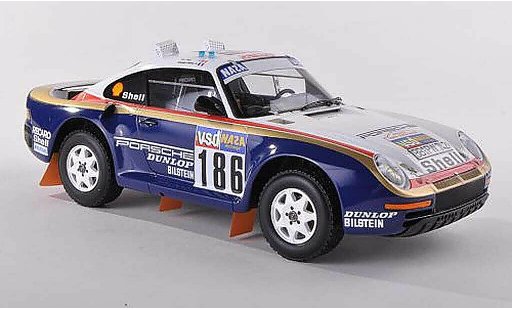Porsche 959 1986 1/43 TrueScale Miniatures /50 No.186 Rothmans Rally Dakar R.Metge/D.Lemoyne coche miniatura