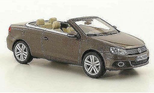Volkswagen Eos Base 1/43 Kyosho marron 2011 coche miniatura