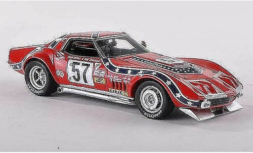 Chevrolet Corvette course 1/43 TrueScale Miniatures C3 L88 No.57 12h Sebring D.Heinz/B.Johnson 1972 coche miniatura