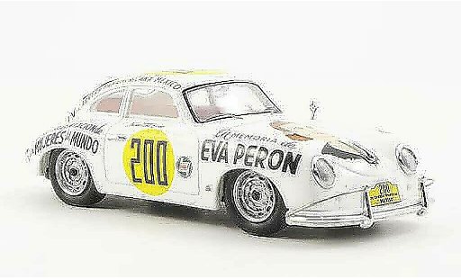 Porsche 356 1953 1/43 TrueScale Miniatures No.200 J.Evans de Lopez Carrera Panamericana Mexiko coche miniatura