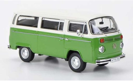 Volkswagen T2 B 1/43 Premium ClassiXXs Bus L verde/blanco coche miniatura