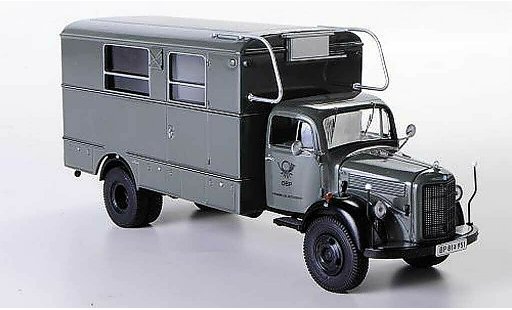 Mercedes L3500 Base 1/43 Premium ClassiXXs Fenster-maletero Fernmeldenotdienst gris coche miniatura