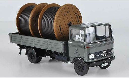 Mercedes L3500 Base 1/43 Premium ClassiXXs / Porsche Pr. m. 2 Kabeltr. DBP-Fernmeldedienst gris coche miniatura