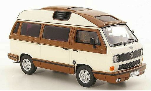 Volkswagen T3 B 1/43 Premium ClassiXXs Dehler-Profi blanco/marron coche miniatura