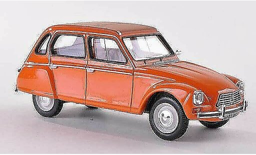 Citroen Dyane Berline 1/43 Norev naranja 1974 coche miniatura