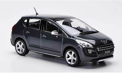 Peugeot 3008 Base 1/43 Norev gris 2009 coche miniatura