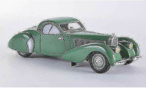 Bugatti 57 C 1/43 Minichamps Coupe verde 1939 coche miniatura