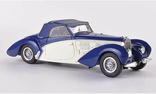 Bugatti 57 Aravis 1/43 Minichamps C azul/blanco 1939 coche miniatura