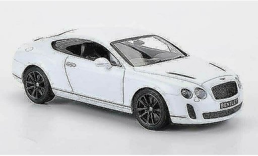 Bentley Continental Supersports 1/43 Minichamps Supertsports mate- blanco avec Figur 2009 coche miniatura