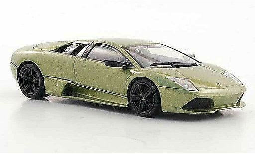 Lamborghini Murcielago LP640 1/43 Minichamps LP 640 grisverde avec Figur 2006 coche miniatura