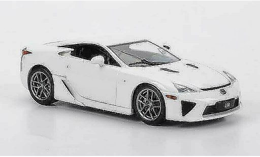 Lexus LFA Base 1/43 Minichamps blanco avec Figur 2010 coche miniatura