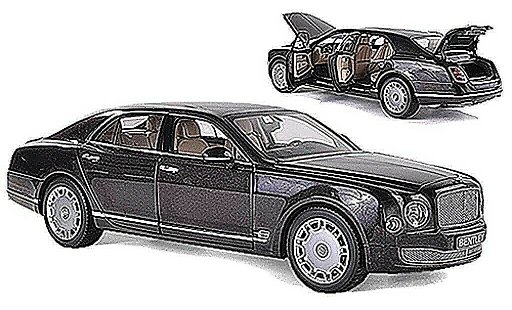 Bentley Mulsanne berline 1/18 Minichamps 2010 marron LHD coche miniatura