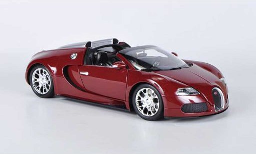 Bugatti Veyron Grand Sport 1/18 Minichamps rojo 2010 coche miniatura